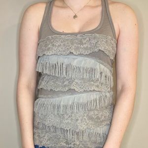 2 Hollister Lace Tank tops